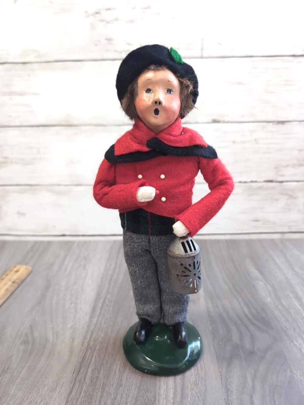 Byers Choice Carolers Christmas Boy Holding Lantern